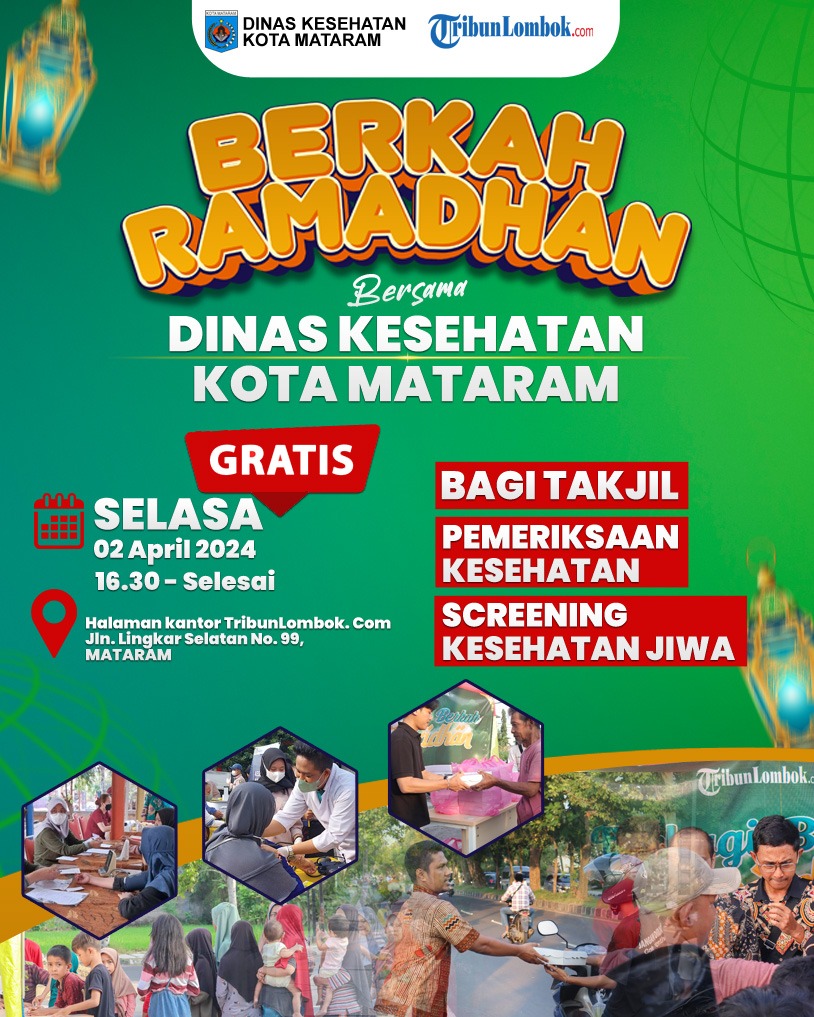 Berkah Ramadhan Bersama Dinas Kesehatan Kota Mataram